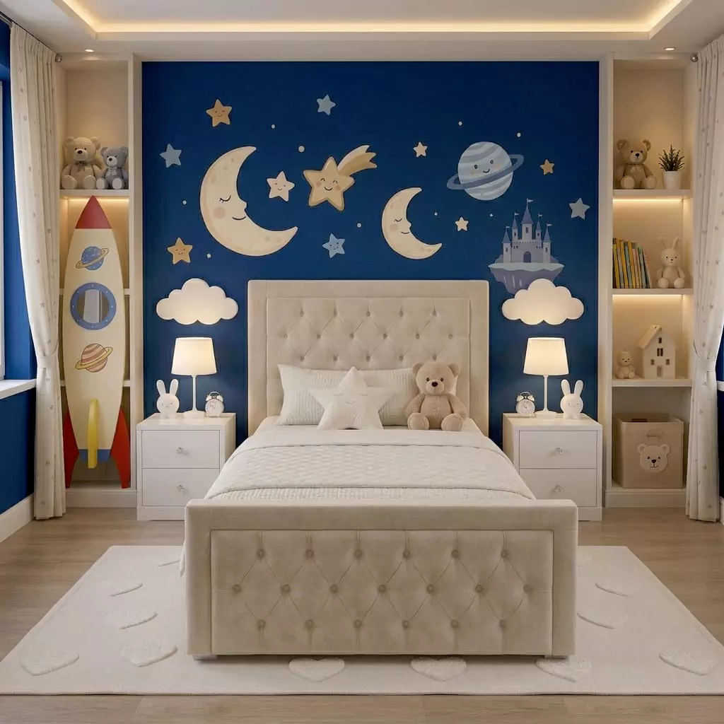Button Tufted Hilton Kids Bed by Sleep and Style