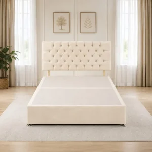 Divan Bed with Chesterfield Headboard