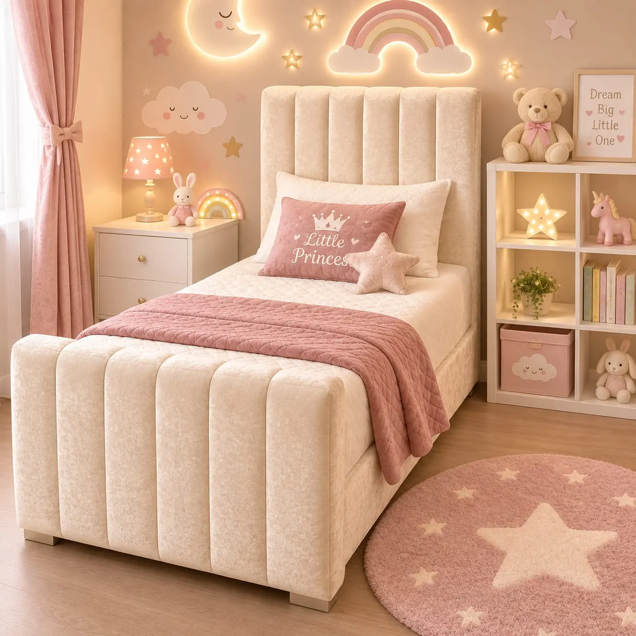 Premium Vertical Panel Kids Bed