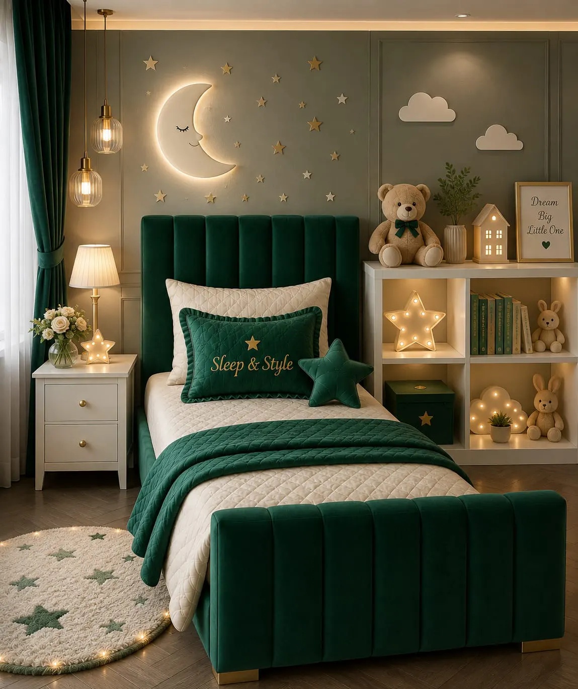 Premium Vertical Panel Kids Bed