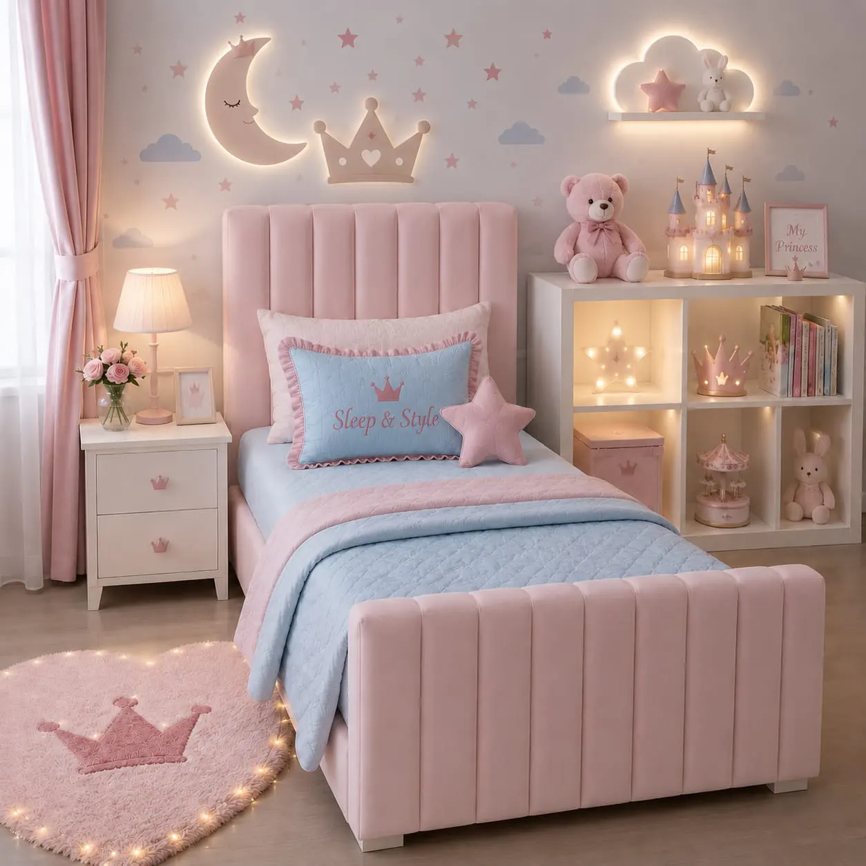 img-premium-pink-vertical-panel-kids-bed