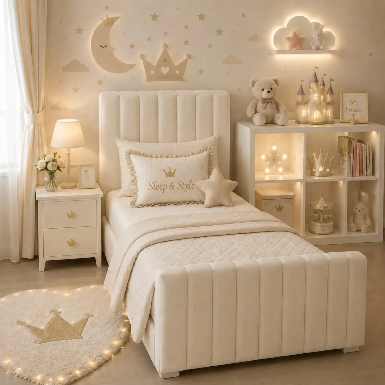 Premium Vertical Panel Kids Bed